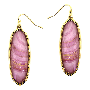 Marbled Drop Earrings