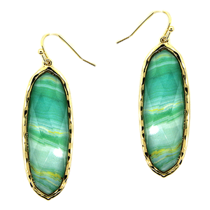 Marbled Drop Earrings