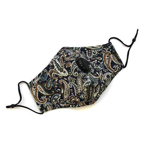 Multicolor Paisley Patterned Face Masks with Vent
