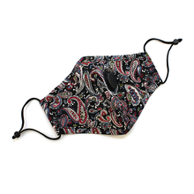 Load image into Gallery viewer, Multicolor Paisley Patterned Face Masks with Vent