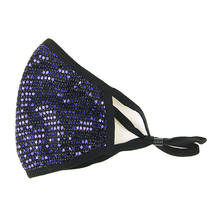 Load image into Gallery viewer, Metallic Sequin Face Masks with Filter