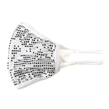 Load image into Gallery viewer, Metallic Sequin Face Masks with Filter