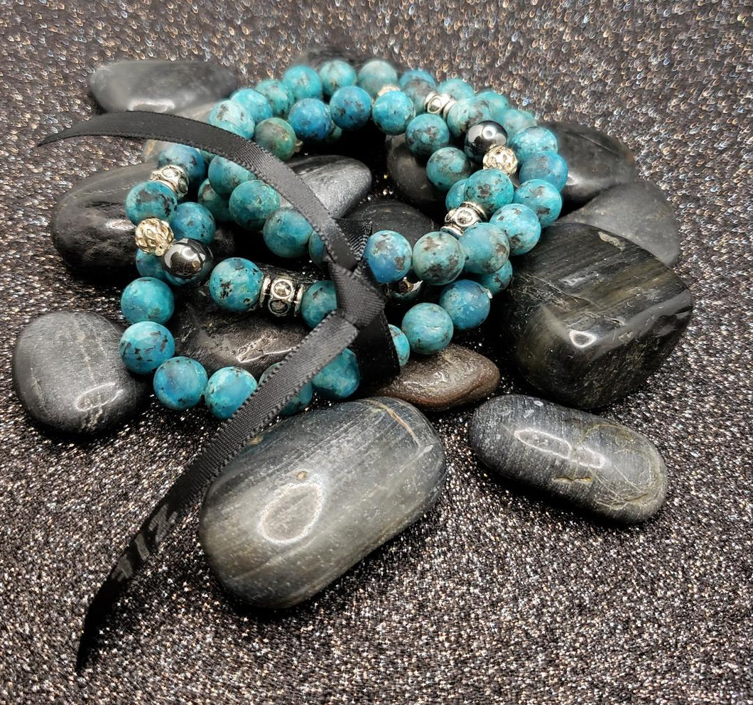 Turquoise Tri Stack Bracelets - Soca